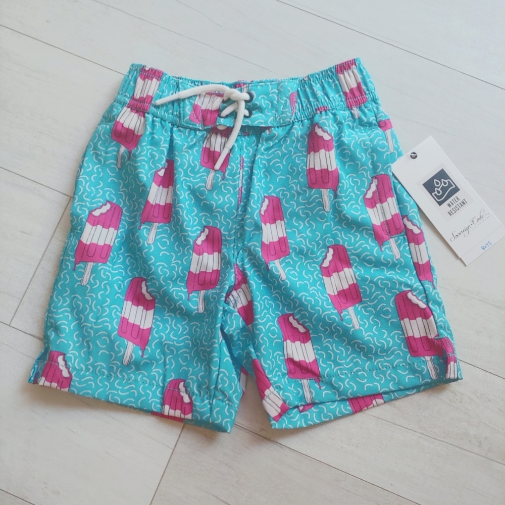 Sovereign Code NEW Boy's Popsicle Print Swim Trunks